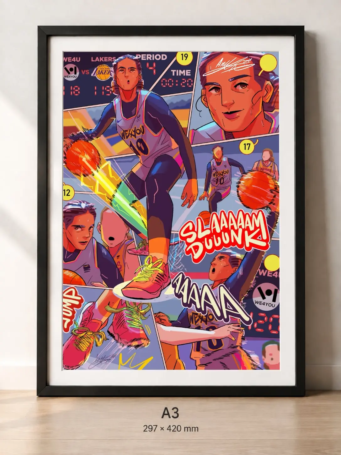 Basketball game — Original artwork